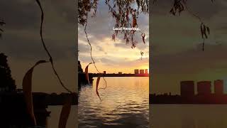 Apus de soare, Lacul Herastru,  Bucuresti #sunset #travel #lake