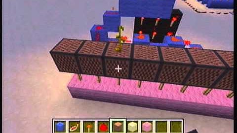 Minecraft Xbox 360: Nine Digit Combination Lock (Note Blocks Tutorial)