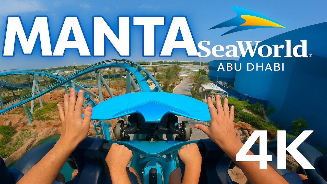 🤯 Manta SeaWorld Abu Dhabi: EXTREME POV (Front & Back)