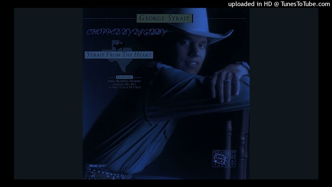 George Strait X DJ Gibby Amarillo By Morning Chopped N Screwed