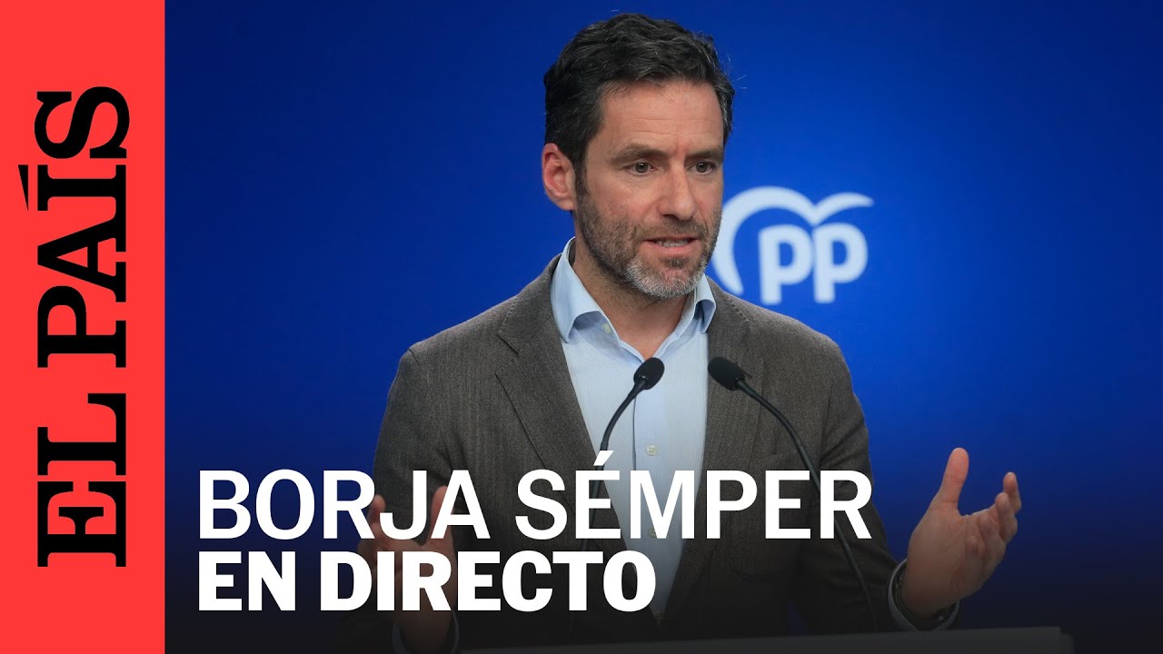 DIRECTO | Rueda de prensa de Borja Sémper tras el Comité de Dirección ...