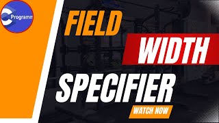Field Width Specifier in c(urdu)|2nd Year computer science chapter10|ICS part2 |Tech&CsDepartment