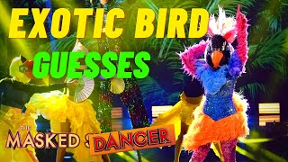 Judges Guesses For The Exotic Bird - The Masked Dancer