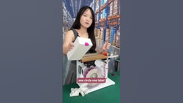 Do you like a labeling machine that can apply 3000 labels per hour? #labeling #machine #factory #box