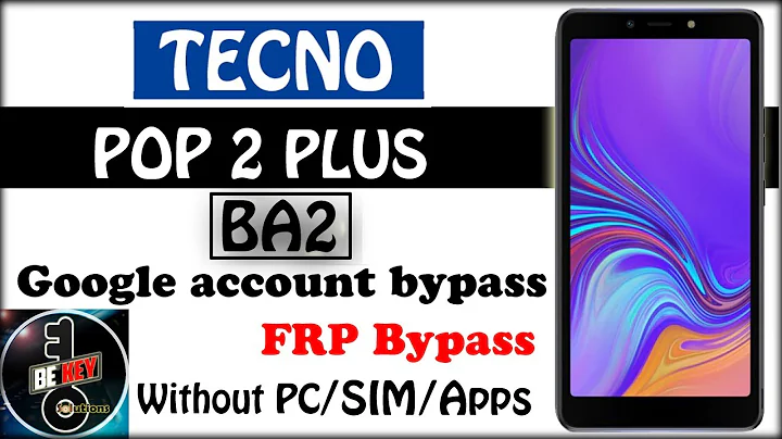 bypass google account Tecno Pop 2 Plus frp bypass Tecno BA2 New Method