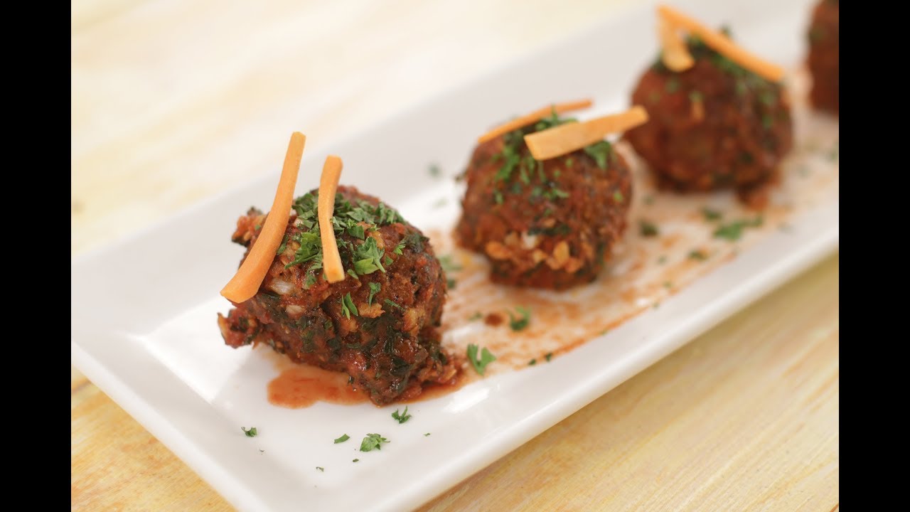 Vegetarian  Meatballs | Sanjeev Kapoor Khazana