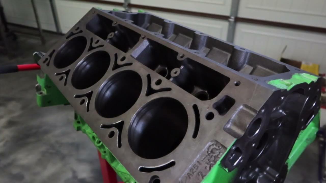 High horsepower engine block prep for lm7 ls series engine, 363