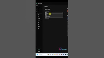 MS excel Theme Change #song #music #cover #excel #exceltips