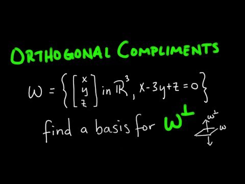 Video: How To Find Algebraic Complements