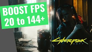 Cyberpunk 2077 - How to BOOST FPS and Increase Performance on any PC