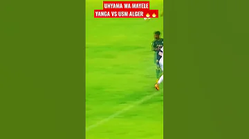 BALAA LA MAYELE DAKIKA YA 82 YANGA SC VS USM ALGER Yangasc Usmalger Yanga Vs Usmalger 