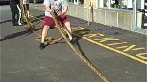 Phelps Training Systems: Rope Row Finisher paired with Band Curls