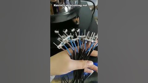 Semi automatic Tow Pin Plug Terminal Crimping Machine Power Cord Charging Cable Plug Making Machine