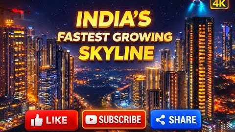 Hyderabad Financial District Night Drone 4K 🌃 | Aparna Zenon, DSR Twins and Meenakshi ELAN Skyline