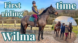 First time riding @Elphick.Event.Ponies Wilma