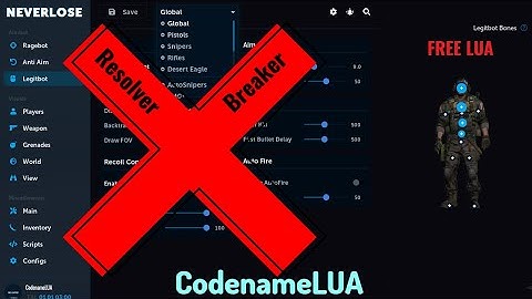 Breaking Neverlose Resolver ft. CodenameLUA [FREE]