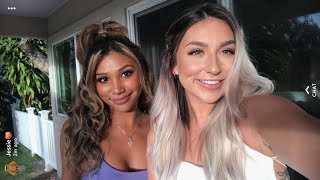 When two libras get ready together (shit talking, eating, and getting pretty)
