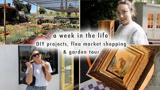a week in my life: DIY projects, flea market finds &amp; garden tour | XO, MaCenna Vlogs