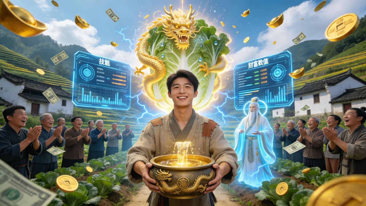 穷小伙逆袭：祖先显灵，宝物系统助他致富寻爱！
