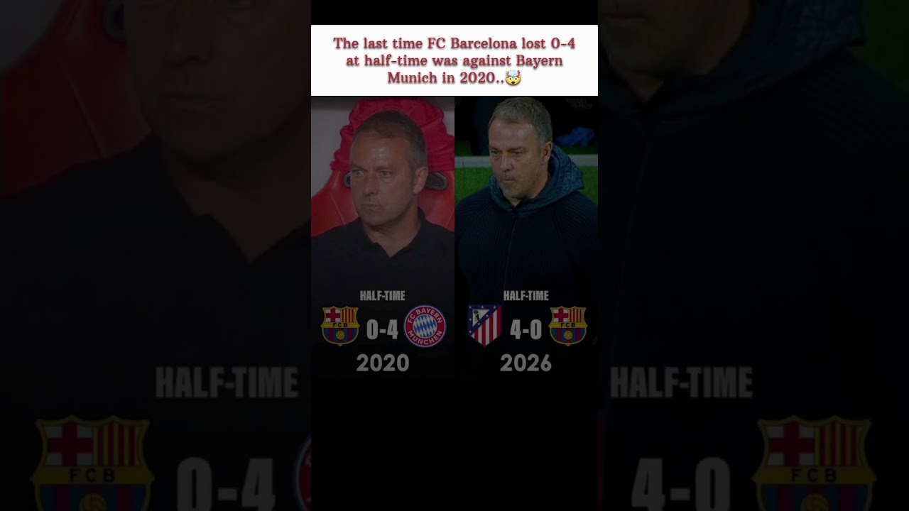 Barcelona 0-4 at Half-Time: 2020 vs 2026 History Repeats Itself! 📉 