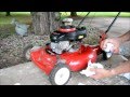 How to start a mower thats been sitting