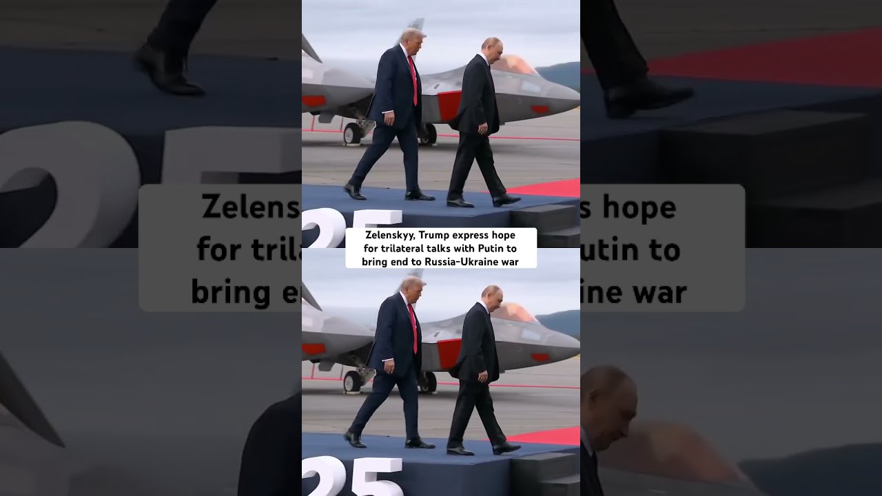 Zelenskyy Trump Express Hope For Trilateral Talks With Putin To Bring End Russia Ukraine War