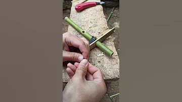 Making Bamboo Sling Shot
