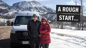 The start of WINTER van life! 🚐❄️ (Did NOT go as planned)