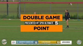 Double Game Point: Colorado vs. UNC Women's