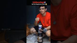 Unboxing My First Supplement Stack 😍💥 #shorts #youtubeshorts #fitness #gym #bodybuilding #workout