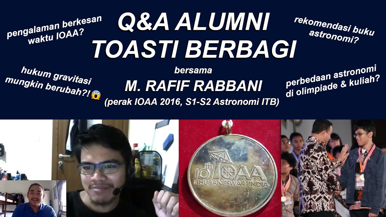 Alumni TOASTI Berbagi - Muhammad Rafif Rabbani - YouTube