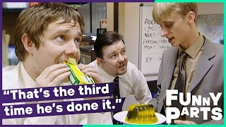 Stapler In The Jelly Prank! | The Office | Funny Parts