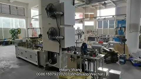 18L Square Tin Can Lids Automatic Lining and Drying Machine 60pcs per min