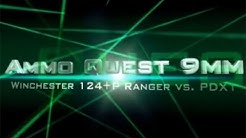Ammo Quest 9mm: Winchester PDX1 and Ranger 124 +P test in ballistic gel 