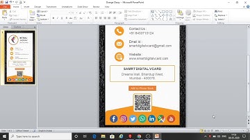 How to set Save to Phone and QR Code onSmart Digital Business vCard