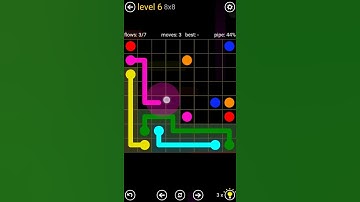 Flow Free - Classic 8x8 - Level 6