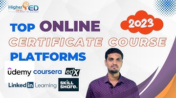 The Top Online Certificate Course Platforms For 2023 | HigherEd For All
