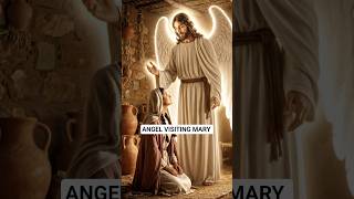 Angel visiting Mary #biblestudy #jesus #viralshorts #fypシ゚viral #miracle #virginmary