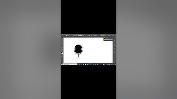 How to create microphone icon in Adobe Illustrator? Adobe Illustrator short video #shortvideos
