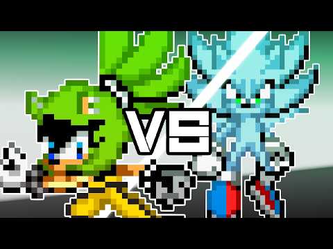 Surge Vs Nazo - Short Sonic Sprite Animation Animated by 𝔻𝟛𝔽!ℕ𝕋𝕐