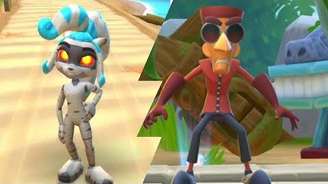 Crash Bandicoot: On the Run! Inferno  Lab Assistant Lvl 1