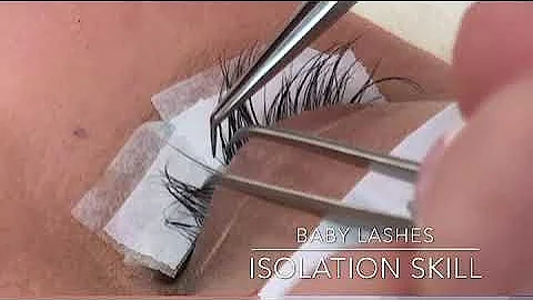 How to isolate lashes faster
