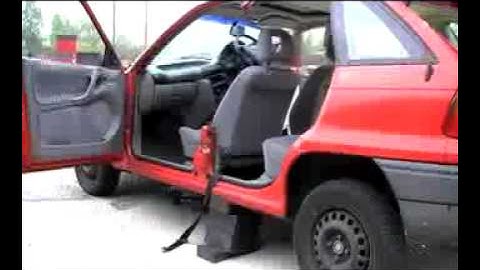 Extrication RTC Training B-post Removal