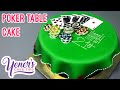 Poker Table Cake