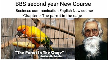 The parrot in the cage - Summary and theme of poem in Nepali - Business Communication Course