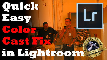 How to quickly & easily fix a color cast in Lightroom
