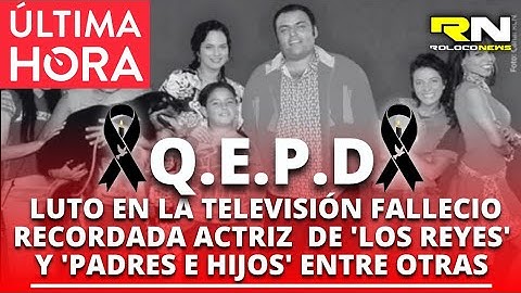 Mourning on TV: Famous actress from 'The Three Wise Men' and 'Fathers and Sons' dies - Rosita Alonso