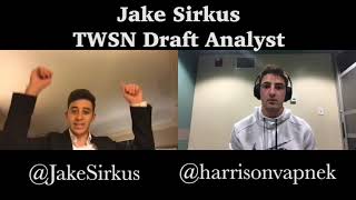NFL Draft Round 1 recap with TWSN's Jake Sirkus [The Harrison Vapnek Podcast]