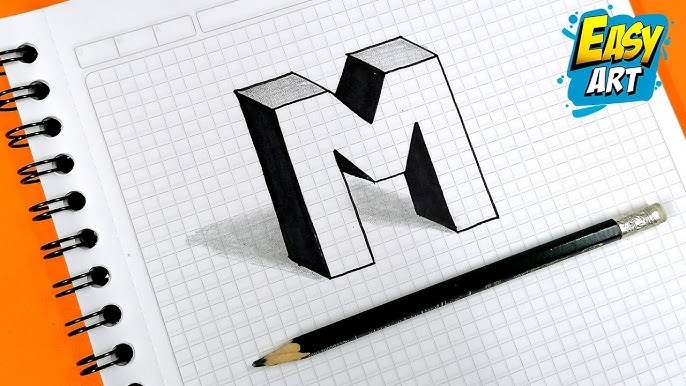 🔴 How to make 3d drawings easily - Easy way to Draw 3D letters - Letter M - Easy Art - YouTube how-to-make-3d-drawings-easily-easy-way-to-draw-3d-letters-letter-m-easy-art-youtube