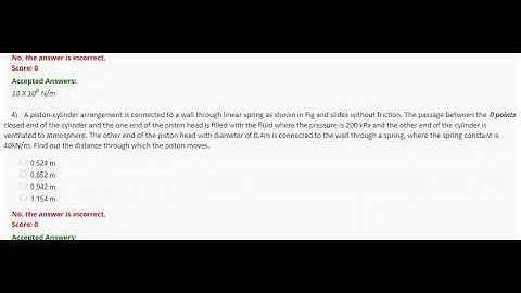 SWAYAM | NPTEL| Assignment Solution | 2016 | Engineering Thermodynamics | Answers for Week 02